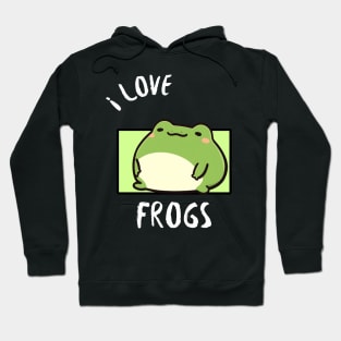 Chubby Frog - I love Frogs Hoodie